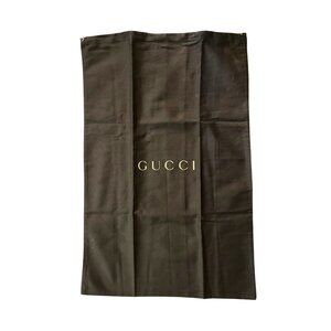 Gucci Brown Drawstring Dust Bag 25.5"x17" For Handbags & Accessories